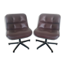 Pair of chairs, Charles Pollock for Knoll international