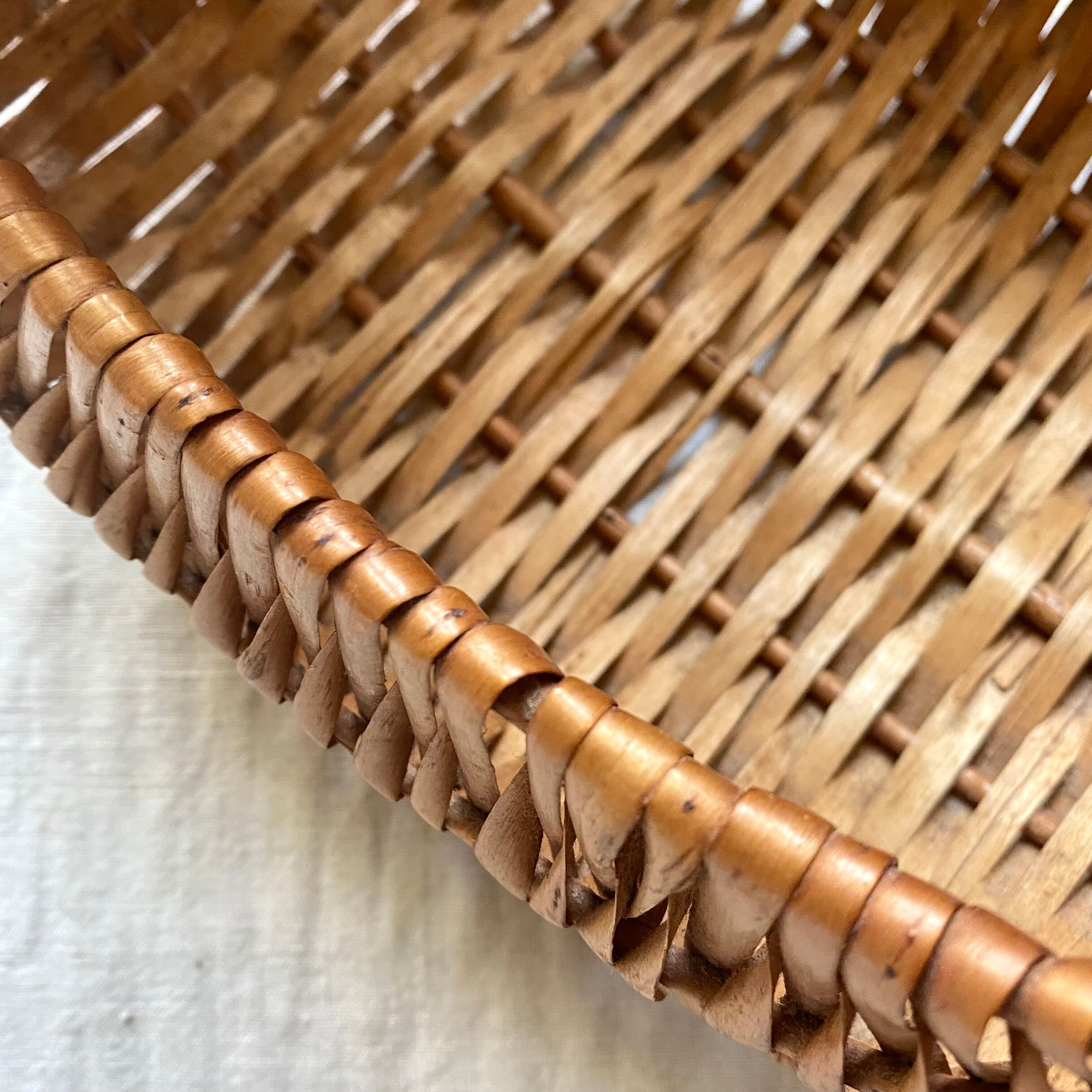 Vintage wicker basket for children