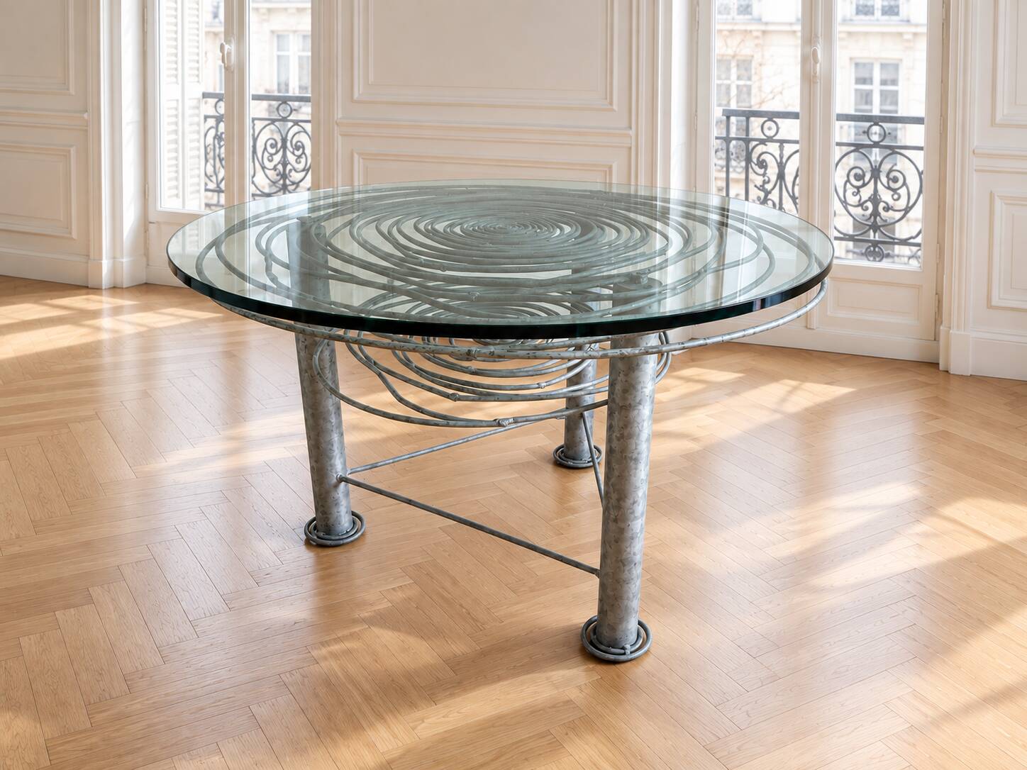 Table sculpturale Jean Pierre Dussaillant