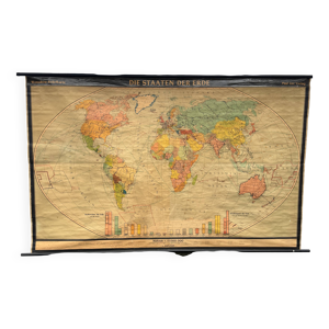 Carte sur toile très