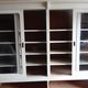 Old showcase of trade has doors sliding 1900s
