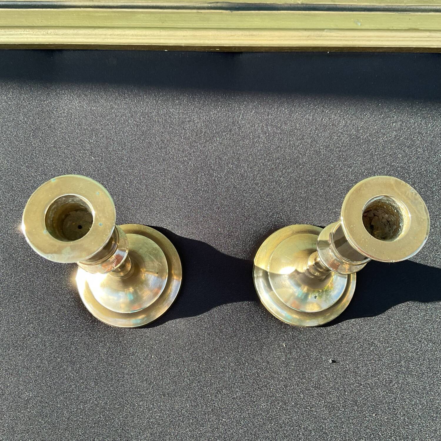 Pair of vintage candlesticks