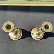 Paire de bougeoirs vintage