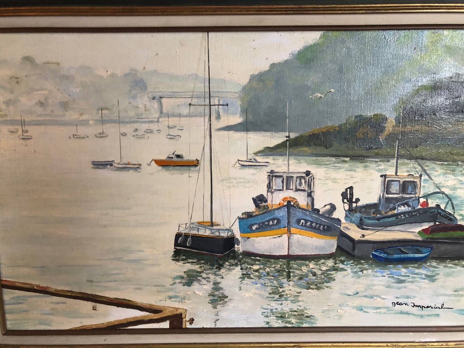 Marine painting oil on canvas