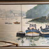 Marine painting oil on canvas