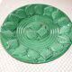 Flat green decoration leaves 32.5 cm