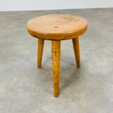 Vintage wooden tripod stool