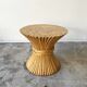 Mc Guire bamboo side table