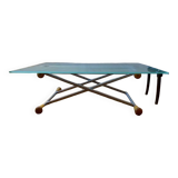 Height-adjustable designer table