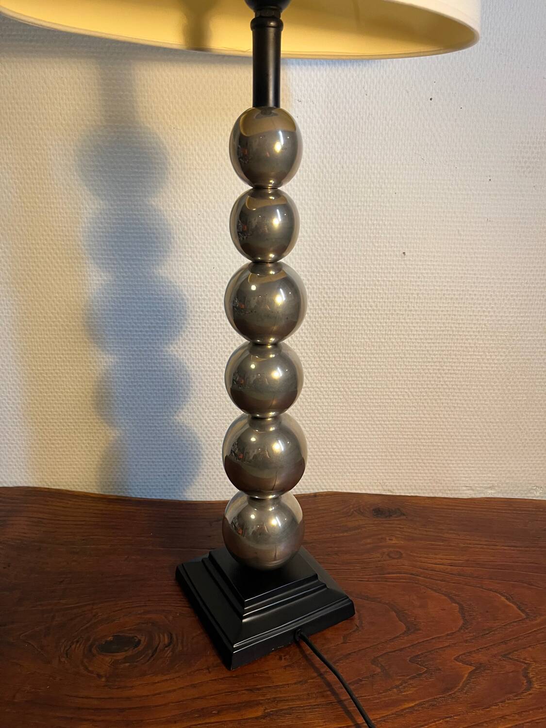 Parex metal ball base lamp from the 80s