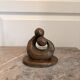 Ceramic Sculpture Pottery Nativity Man Woman Couple Abstract Modern Fa