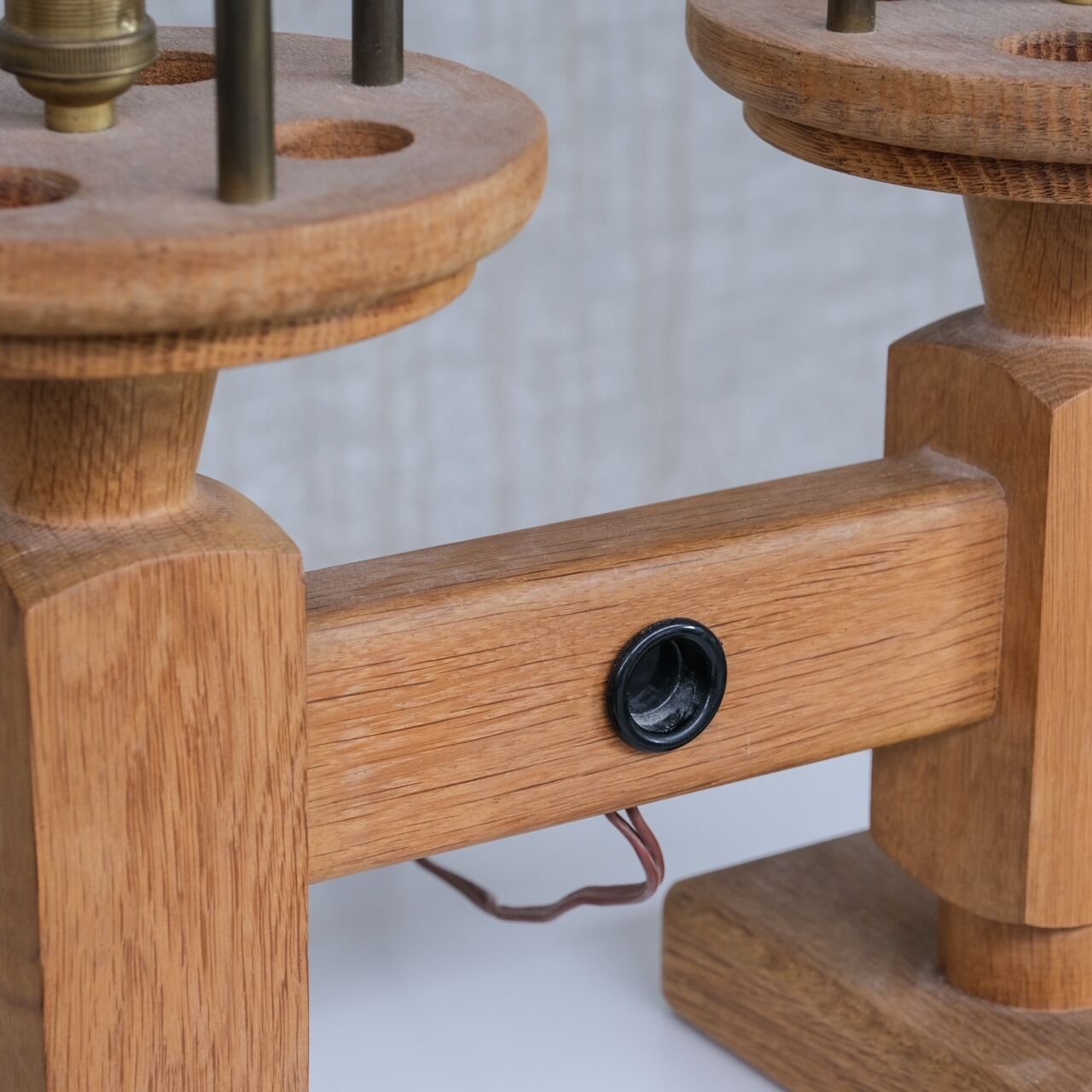 Pair of Guillerme et Chambron table lamps