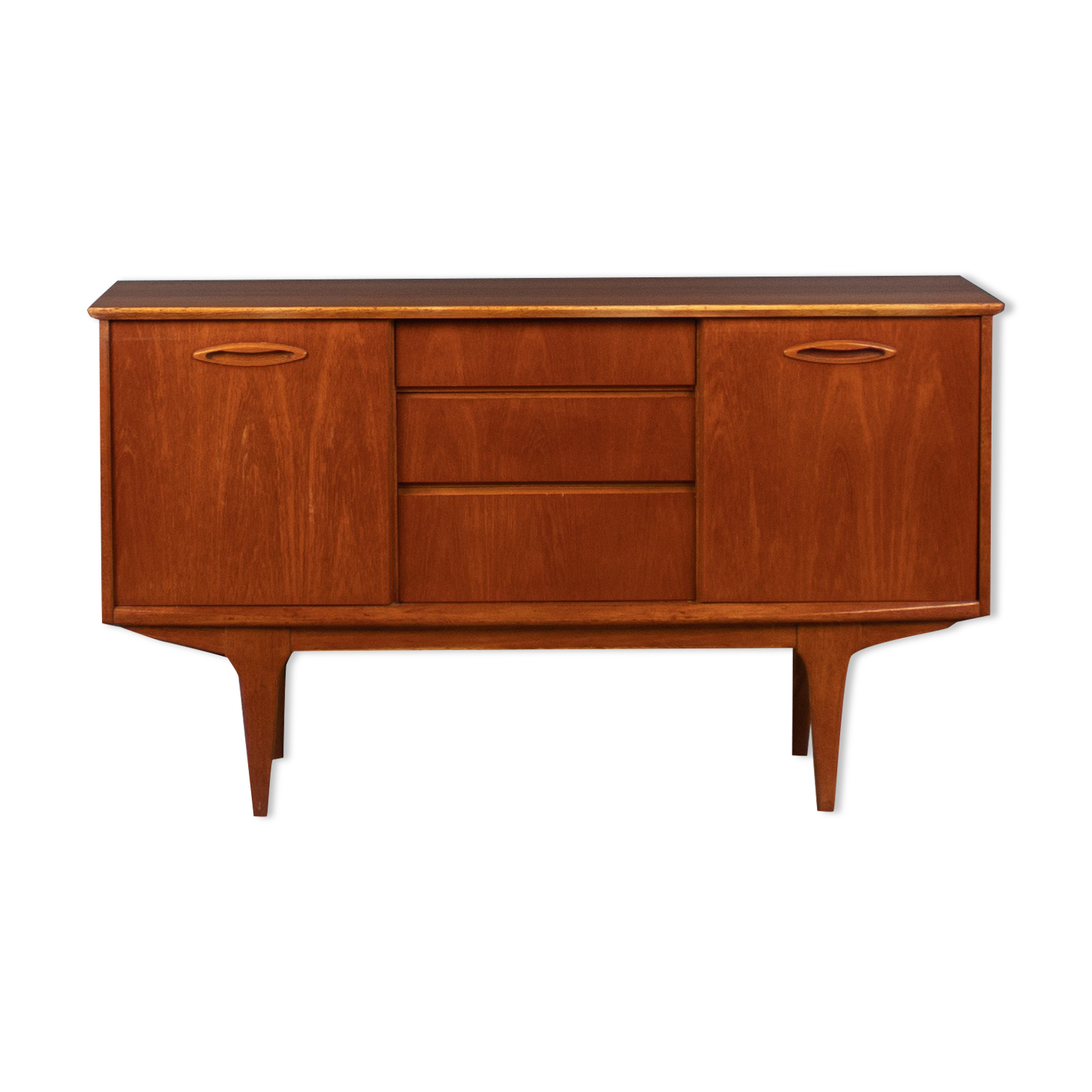 Restored Retro Short Teak Mid Century 1960s Jentique Sideboard