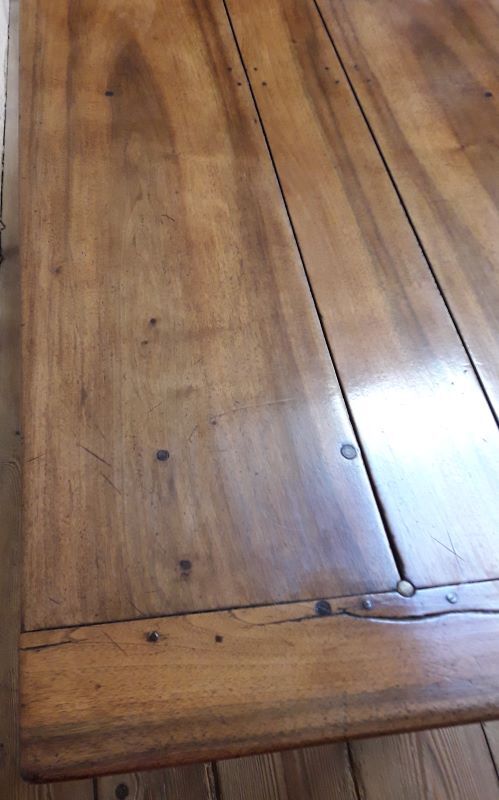 Walnut farmtable, 19th