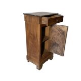 Vintage bedside table with marble top