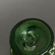 Pair of Marie Gregory vases in green floral decoration enamelled 1900
