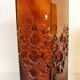 Pair of glass vases Italy 1970s