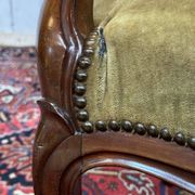 Paire de fauteuils Napoléon III XIXème en acajou