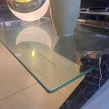 B&B Italia large table in black marble and glass