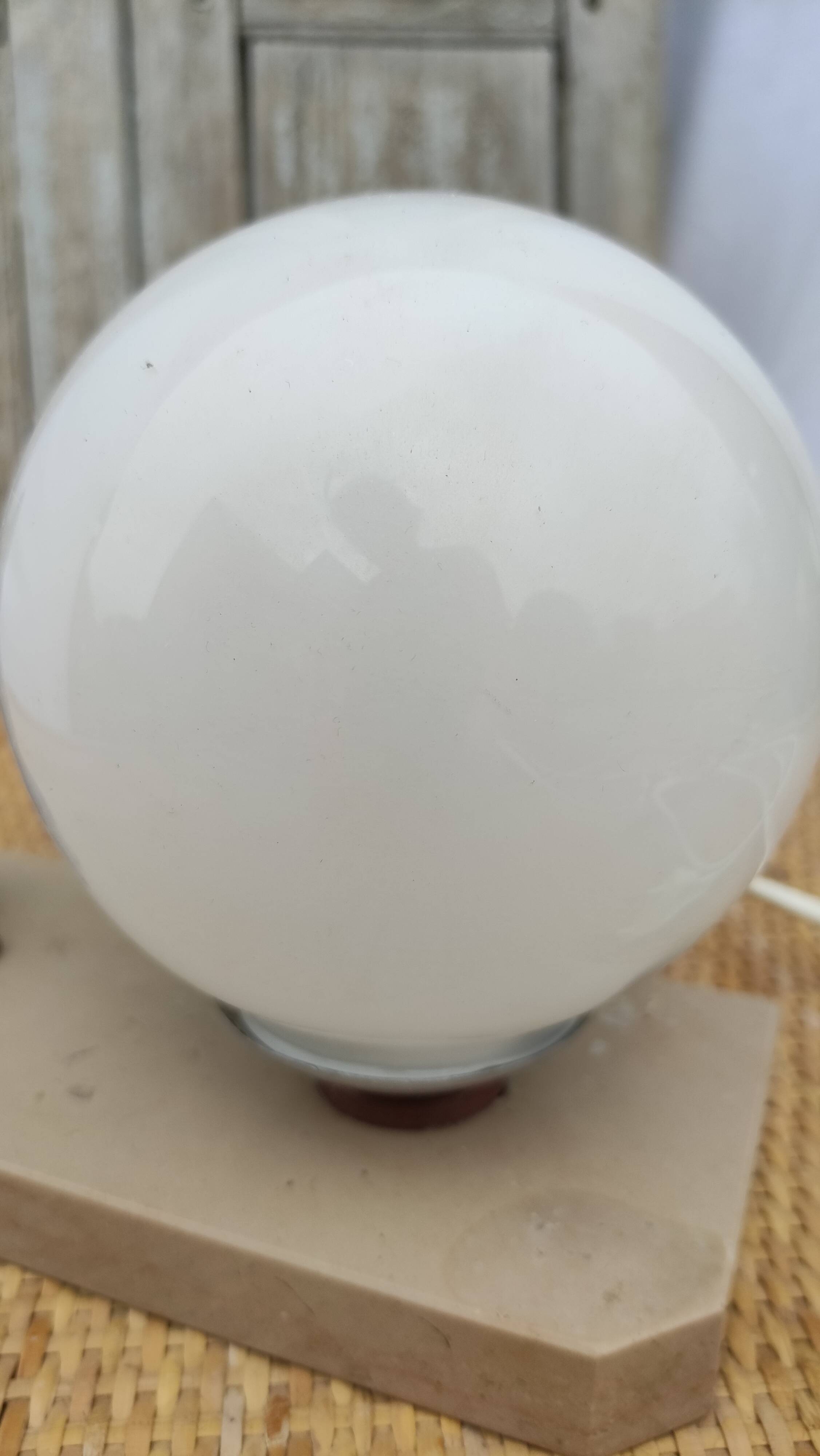 Art Deco table lamp German Shepherd