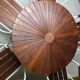 Salon de jardin vintage scandinave Daneline Teck Danemark 1960"