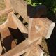 Pair of removable garden armchairs