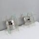 Murano glass sconces Carlo Nason for Mazzega 1960s Italy, set of 2