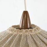 Vintage swivel applicator with Germany 1960s textile lampshade