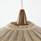 Vintage swivel applicator with Germany 1960s textile lampshade