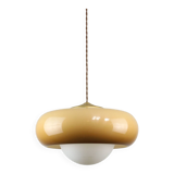 Space Age Brown Pendant Lamp from Guzzini, 1960s