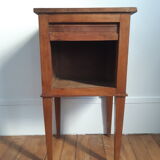 Directoire style curtain bedside table