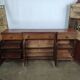 Walnut 4-door lion head sideboard