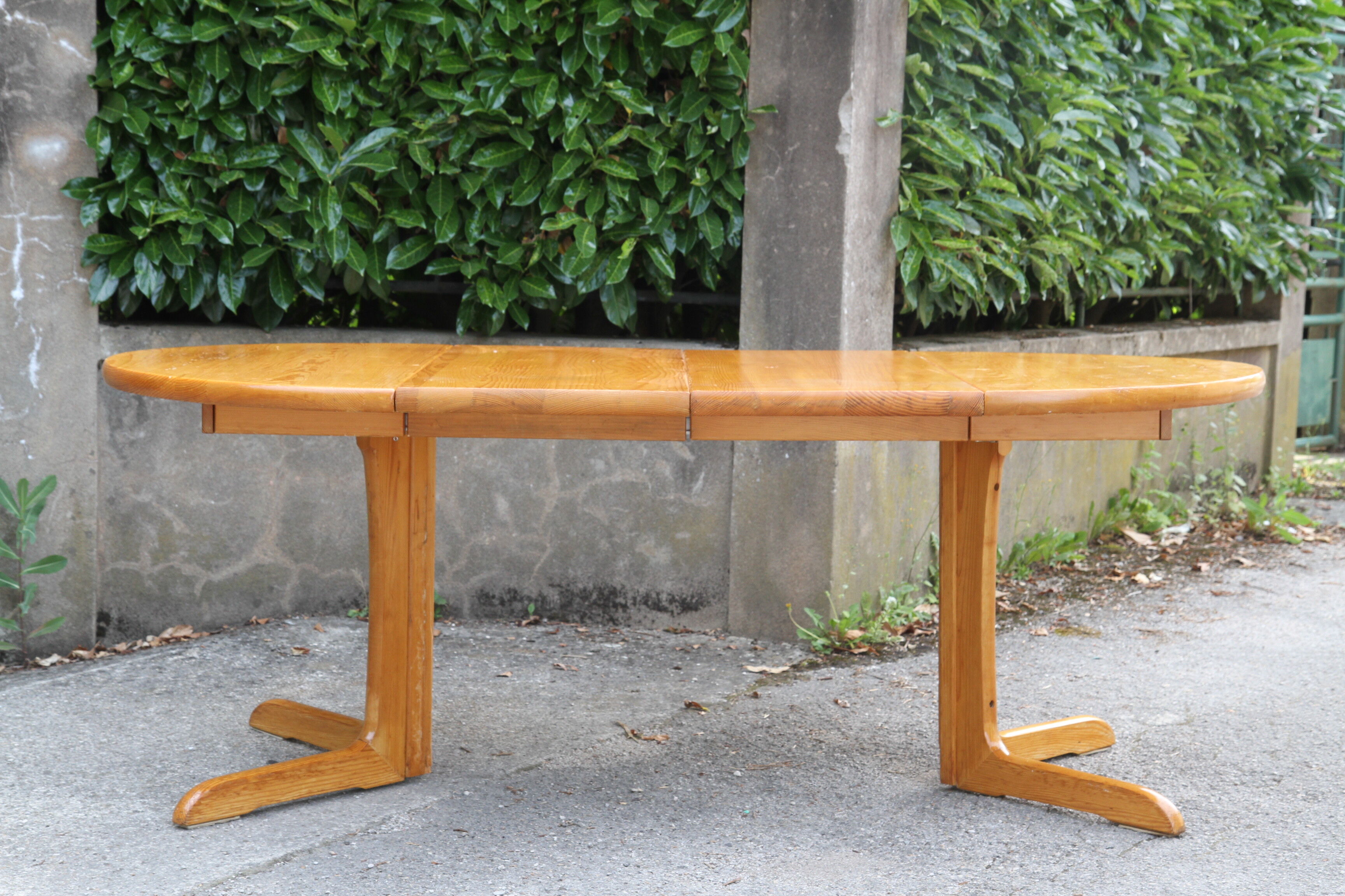 200cm pine expandable dining table