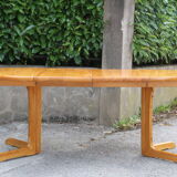 200cm pine expandable dining table