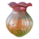 Vase corolle Bicolore début XXéme Soufflé à la bouche
