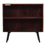 Bibliothèque en palissandre, design danois, années 70, production: Hjørnebo