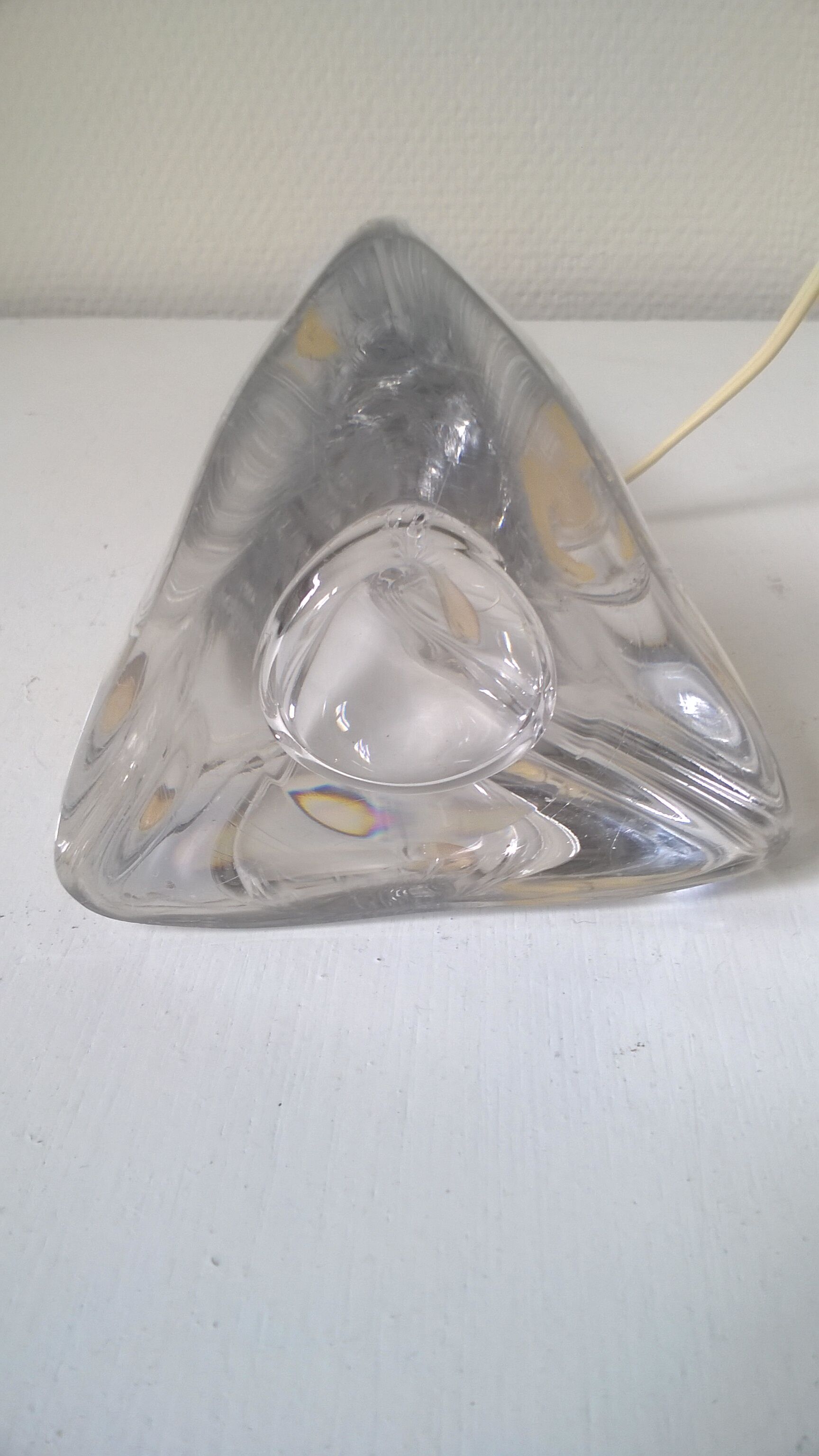 Crystal lamp Val Saint Lambert