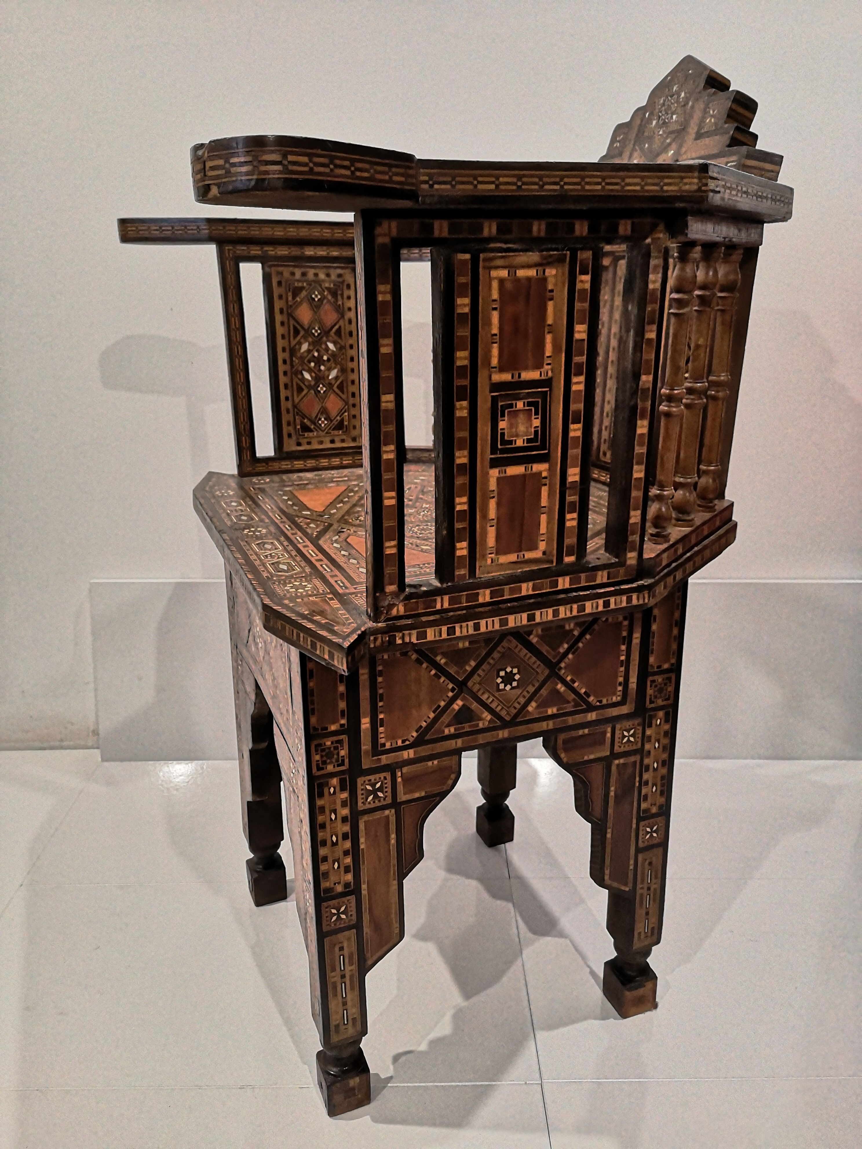 Damask armchair 1900