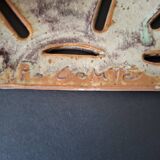 Ceramic wall light F.Comte