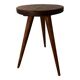 Tabouret tripode bois pieds compas