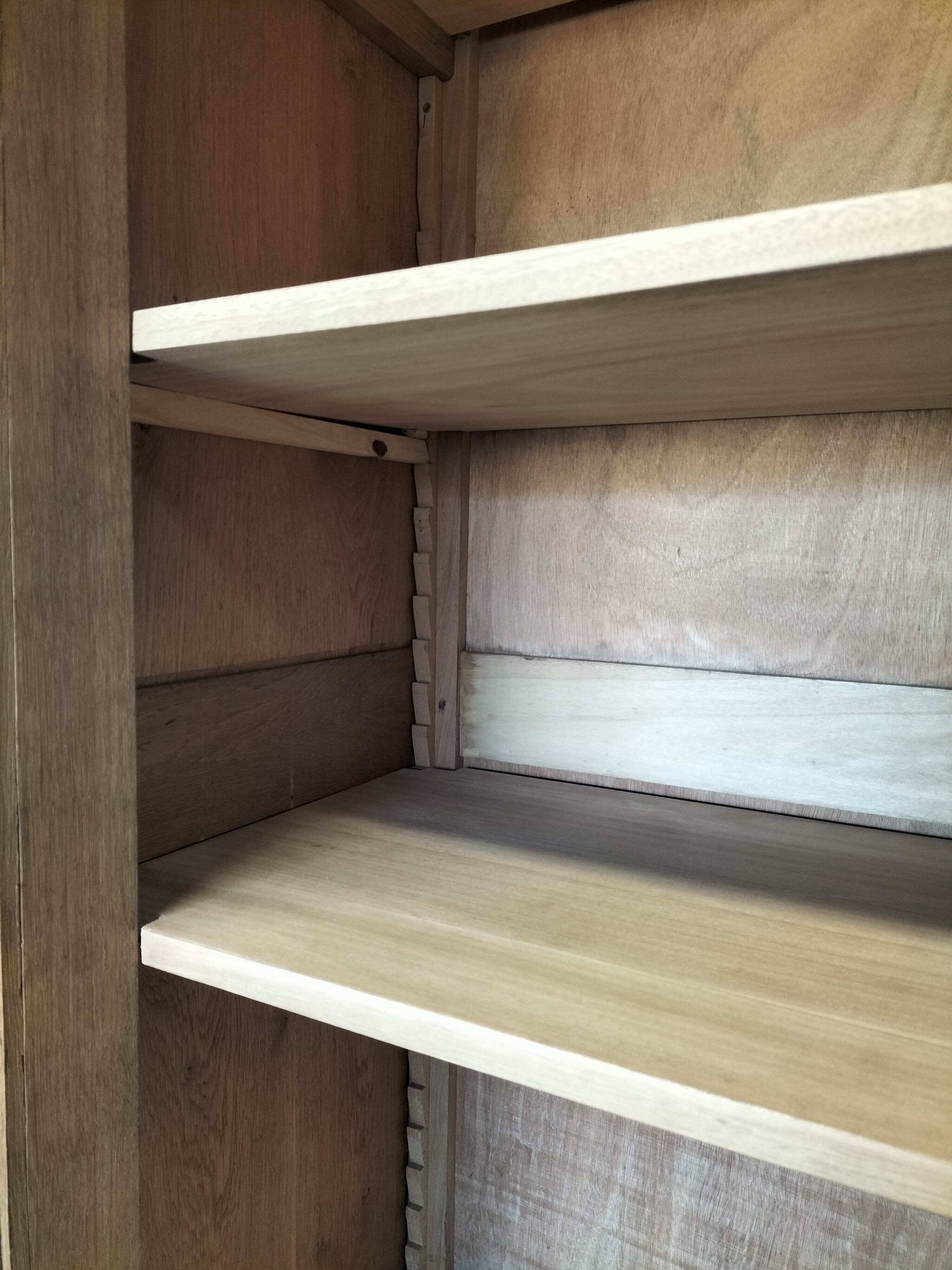 Large art deco glass cabinet.