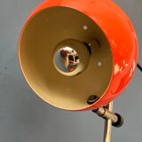 Mid-century orange eyeball space age desk lamp