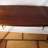 Varnished wood coffee table 1950