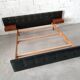 Lit scandinave en palissandre