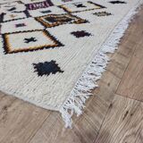 Handmade wool Berber rug 240 X 148 CM