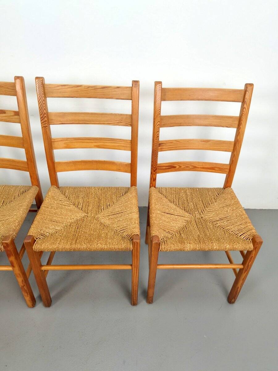 Jaerstolen Aksel Dining Chair from Möbelfabrikken Aksel L. Hansson, 1970s, Set of 4