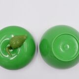 Vintage ice bucket in the shape of a green apple