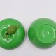Vintage ice bucket in the shape of a green apple