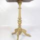 Original Painted Column Table Made In Grey & Yellowish Colors From 1840s