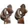 Set of two ceramic fish sculptures, 1960s